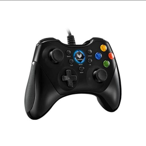 Rapoo V600 Electric Vibration Wired Gamepad (Black) (V600-Black)