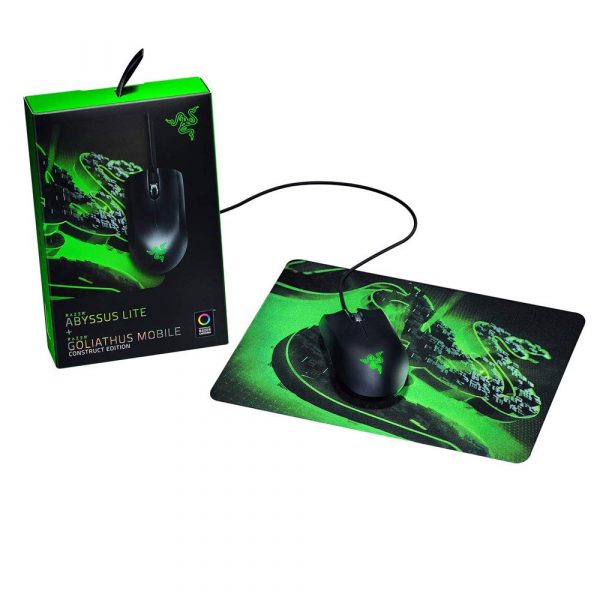 RAZER ABYSSUS LITE & RAZER GOLIATHUS MOBILE CONSTRUCT EDITION MOUSE & MOUSE MAT BUNDLE - RZ83-02730100-B3M1