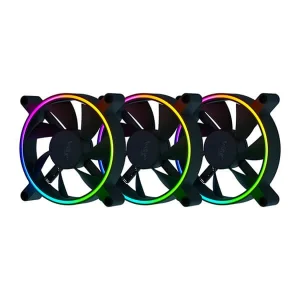 RAZER KUNAI CHROMA RGB 120MM CABINET FAN - TRIPLE PACK - RC21-01810100-R3M1