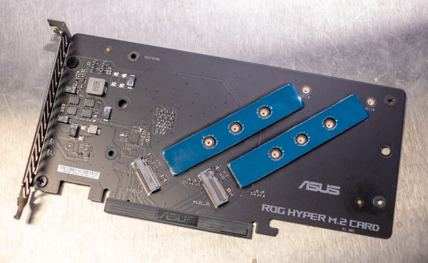 ASUS ROG HYPER M.2 CARD PCIE NVME M.2 EXPANSION CARD WITH HEATSINK