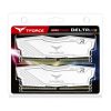 TEAMGROUP T-FORCE DELTA RGB DDR4 32GB(2X16GB) 3200MHZ RAM (WHITE) - TF4D432G3200HC16FDC01