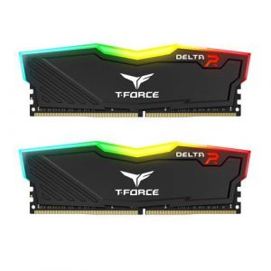 TEAMGROUP DELTA RGB 32GB(2X16GB) 3600MHZ RAM (BLACK) - TF3D432G3600HC18JDC01