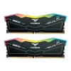 TEAMGROUP T-FORCE DELTA RGB 64GB (32GBX2) DDR5 5200MHZ DESKTOP RAM BLACK - FF3D564G5200HC40CDC01