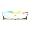 TEAMGROUP T-FORCE DELTA RGB 16GB (8GBX2) DDR4 3200MHZ RAM (WHITE) - TF4D416G3200HC16CDC01