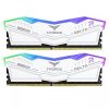 TEAMGROUP T-FORCE DELTA RGB 32GB (16GBX2) DDR5 6400MHZ DESKTOP RAM WHITE -FF4D532G6400HC40BDC01