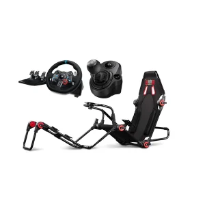 Logitech G29 Racing Wheel & shifter & Next Level F-GT LITE Racing Cockpit (NLR-S015) Combo