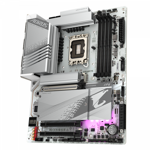 Gigabyte Z790 Aorus Elite Ax Ice Ddr5 Motherboard (Z790-AORUS-ELITE-AX-ICE)