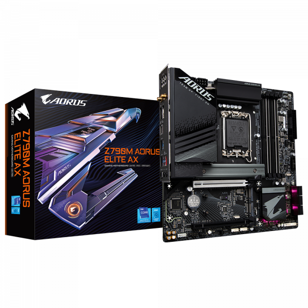 GIGABYTE Z790M AORUS ELITE AX LGA1700 MICRO ATX MOTHERBOARD