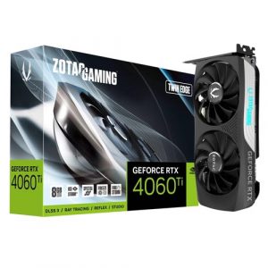 ZOTAC GEFORCE RTX 4060 TI TWIN EDGE 8GB GRAPHICS CARD