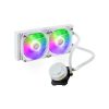 COOLER MASTER MASTERLIQUID 240L CORE ARGB 240MM CPU LIQUID COOLER (WHITE)