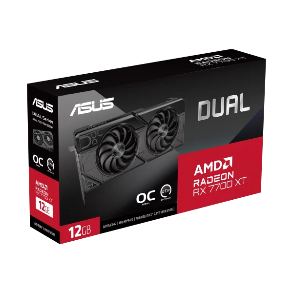 Asus Dual Rx 7700 Xt Oc Edition 12Gb Graphics Card - DUAL-RX7700XT-O12G