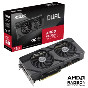 Asus Dual Rx 7700 Xt Oc Edition 12Gb Graphics Card - DUAL-RX7700XT-O12G