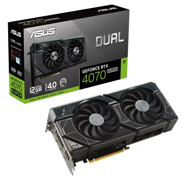 ASUS Dual GeForce RTX™ 4070 SUPER 12GB GDDR6X -DUAL-RTX4070S-12G