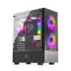 ANT ESPORTS ICE-100 AUTO RGB ATX MID TOWER CABINET (BLACK)