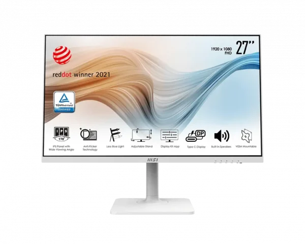 Msi Modern MD271PW 27 Inch 104.61% Srgb Monitor (Modern-MD271PW)