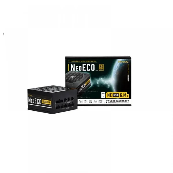 Antec Neo Eco Gold Modular 650 Watt 80 Plus Gold Certified Power Supply (Ne650G M Gb)