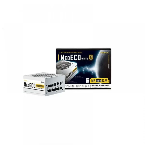 Antec Neo Eco Gold Modular 850 Watt 80 Plus Gold Certified Power Supply (White)