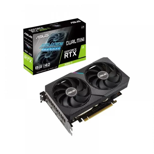 Asus Dual Geforce Rtx 3060 Ti V2 Mini 8Gb Gddr6 With Lhr Graphics Card (Dual-Rtx3060Ti-8G-Mini-V2)