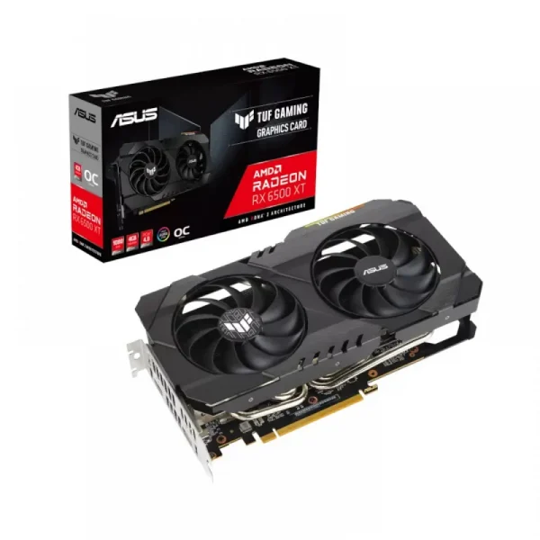 Asus Tuf Gaming Radeon Rx 6500 Xt Oc Edition 4Gb Gddr6 Graphics Card