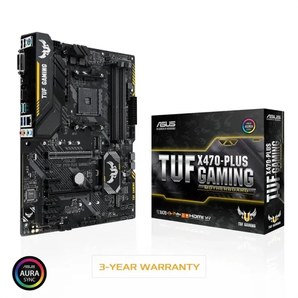 Asus Tuf X470-Plus Gaming Motherboard