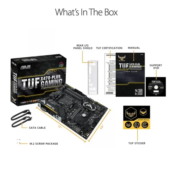 Asus Tuf X470-Plus Gaming Motherboard - Image 4