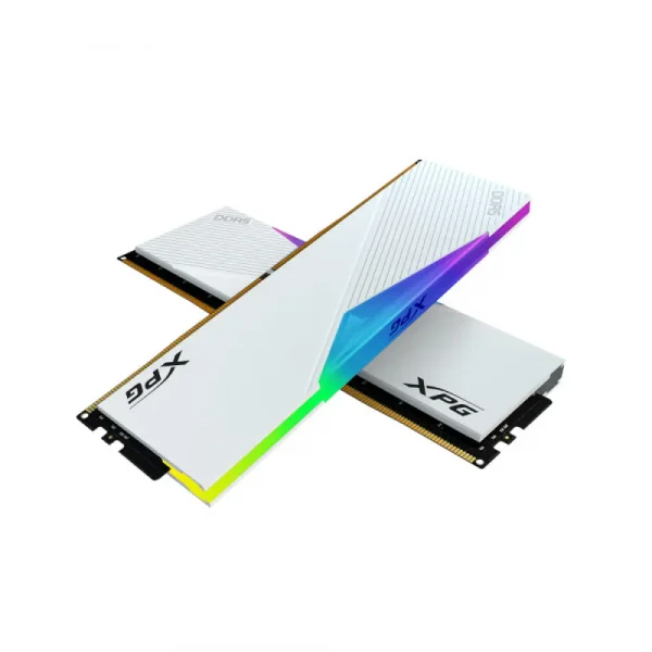 Adata XPG Lancer RGB 32GB (16GBX2) DDR5 5200MHz Desktop Ram White (AX5U5200C3816G-DCLARWH) - Image 3