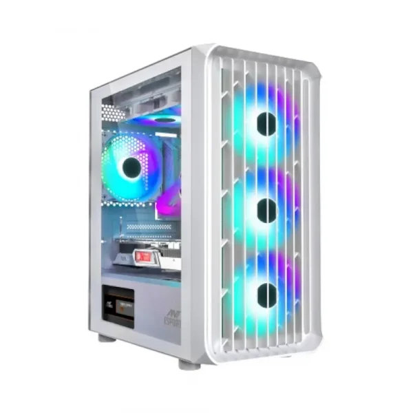 Ant Esports 205 Air Argb Gaming Cabinet White (205-AIR-WHITE)