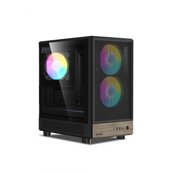 Ant Esports 300 Air Mini Mid-Tower Micro Atx Gaming Cabinet Black (AESP0320) - Image 3