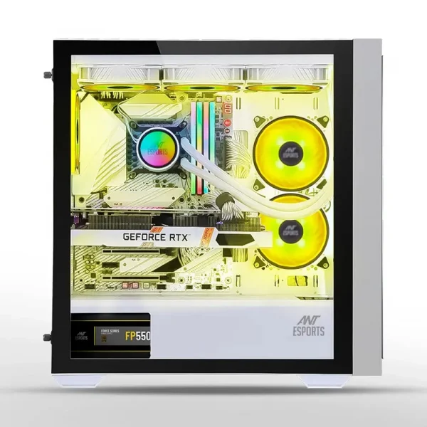 Ant Esports 690 Air White Atx Mid Tower Argb Gaming Cabinet (690Air-Wh) - Image 4