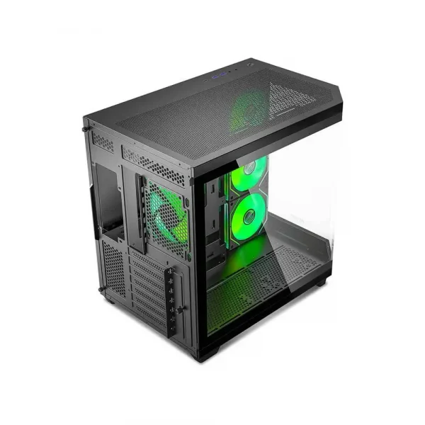 Ant Esports Crystal X11 ATX Mid Tower Gaming Cabinet Black - Image 5