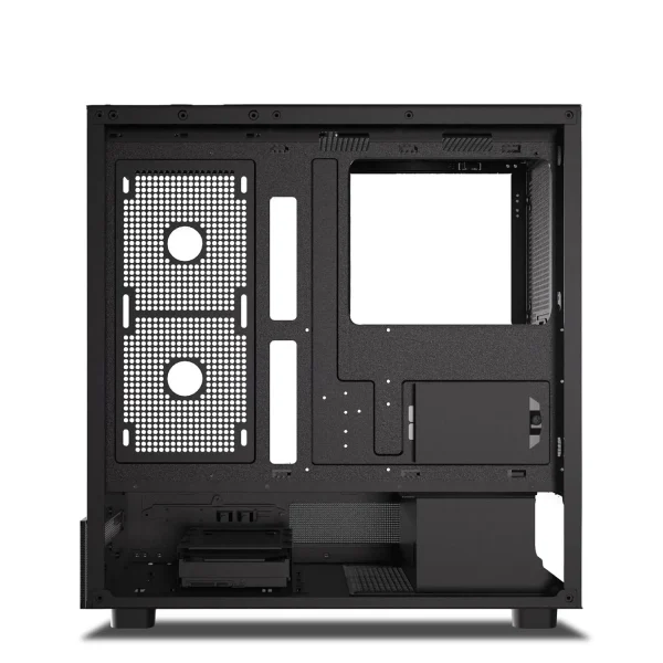 Ant Esports Crystal X6 ATX Mid Tower Cabinet With Type-C Black - Image 5