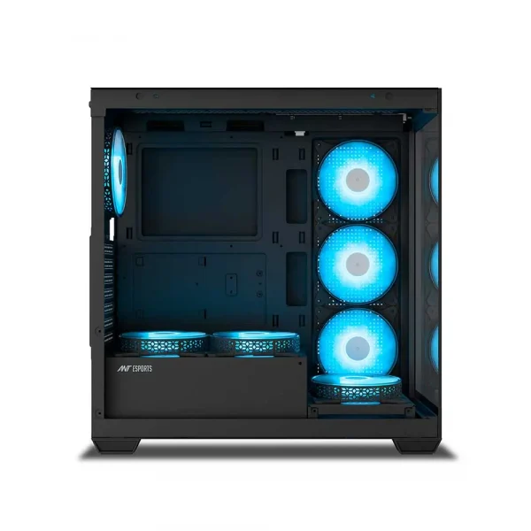 Ant Esports Crystal X7 ATX Gaming Cabinet Black (AESP0322) - Image 15