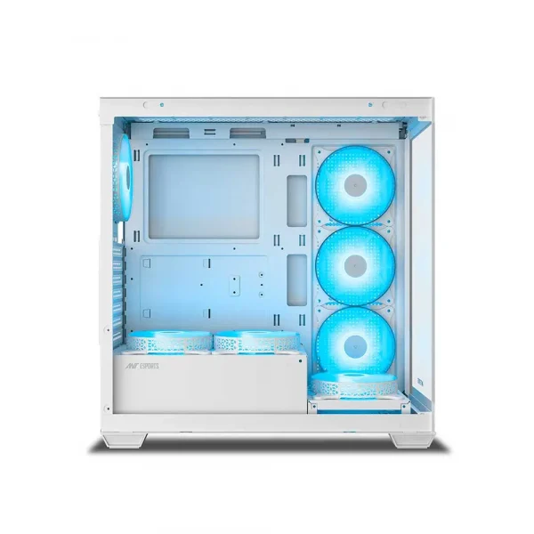 Ant Esports Crystal X7 ATX Gaming Cabinet White (AESP0323) - Image 14