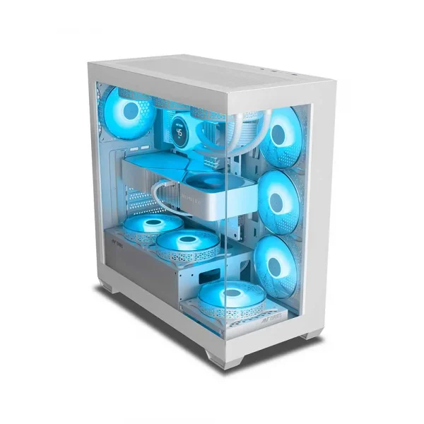 Ant Esports Crystal X7 ATX Gaming Cabinet White (AESP0323) - Image 11