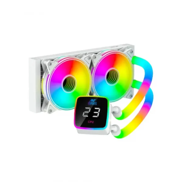 Ant Esports Ice-Glow 240 Argb Cpu Liquid Cooler White (ICE-GLOW-240-ARGB-WHITE)