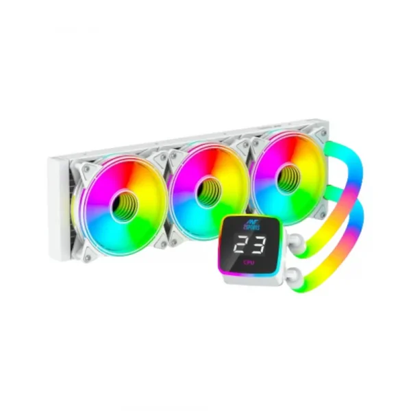 Ant Esports Ice-Glow 360 Argb Cpu Liquid Cooler White (ICE-GLOW-360-ARGB-WHITE)