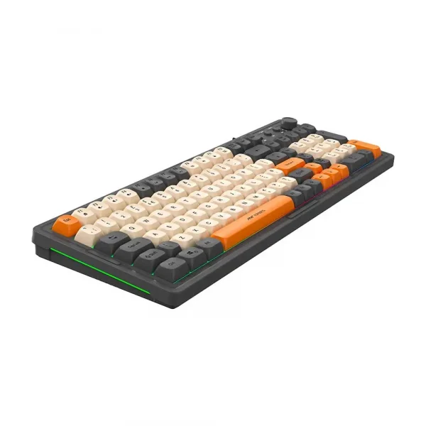 Ant Esports MK800 Pro Gaming Keyboard (Grey, Beige, Orange) - Image 5