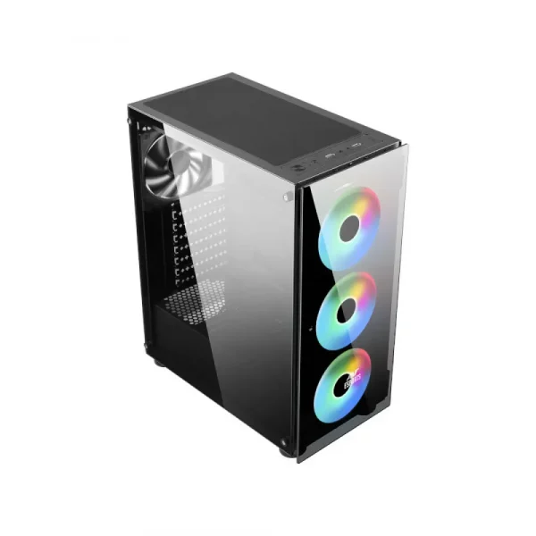 Ant Esports Ice-311GT Rgb Atx Mid Tower Gaming Cabinet Black (ICE-311GT) - Image 2