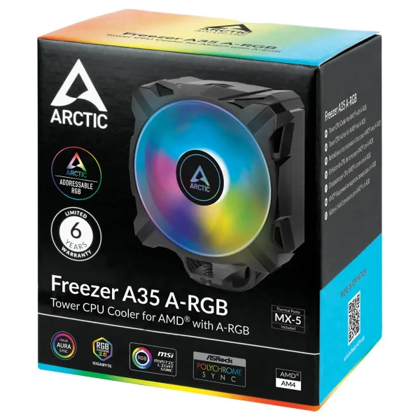 Arctic Freezer A35 A-Rgb Tower Cooler For Amd (Acfre00115A) - Image 5