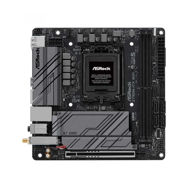 Asrock Z790M-ITX Wifi Lga1700 Mini Itx Motherboard (Z790M-ITX WIFI) - Image 3