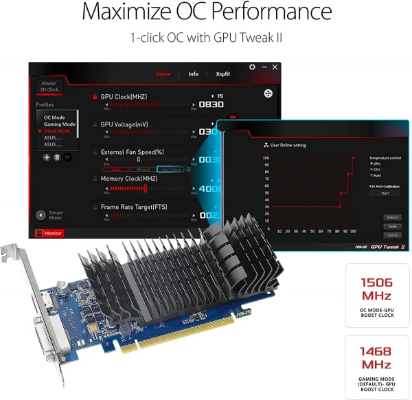 Asus Geforce Gt 1030 2Gb Gddr5 Graphics Card (Gt1030-2G-Csm) - Image 3