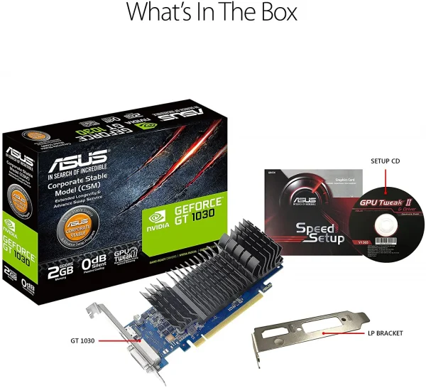 Asus Geforce Gt 1030 2Gb Gddr5 Graphics Card (Gt1030-2G-Csm) - Image 5