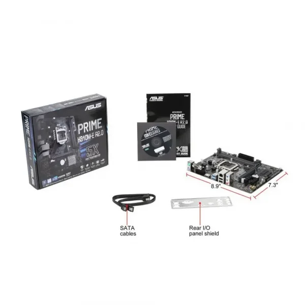 Asus Prime H310M-E R2.0 Lga1151 Micro Atx Motherboard (Prime H310M-E R2.0) - Image 4