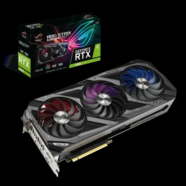 Asus Rog Strix Rtx 3080 V2 Oc Lhr 10Gb Graphics Card