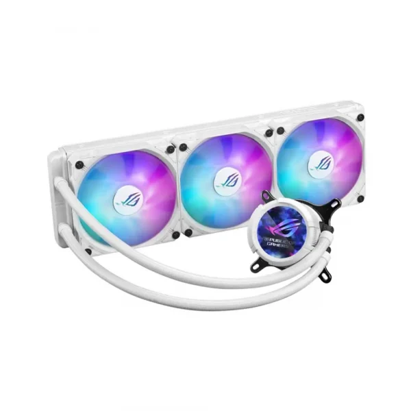 Asus Rog Strix LC III 360 ARGB LCD CPU Liquid Cooler White - Image 3