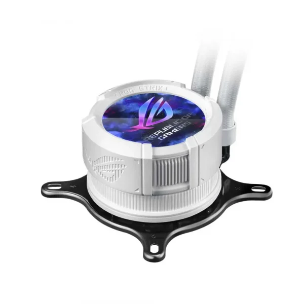 Asus Rog Strix LC III 360 ARGB LCD CPU Liquid Cooler White - Image 7