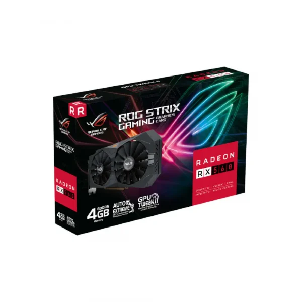 Asus Rog Strix Radeon Rx 560 V2 4Gb Gddr5(ROG-STRIX-RX560-4G-V2-GAMING)