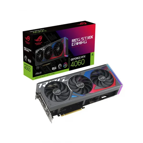 Asus Rog Strix Rtx 4060 8Gb Gddr6 Graphics Card (ROG-STRIX-RTX4060-8G-GAMING)