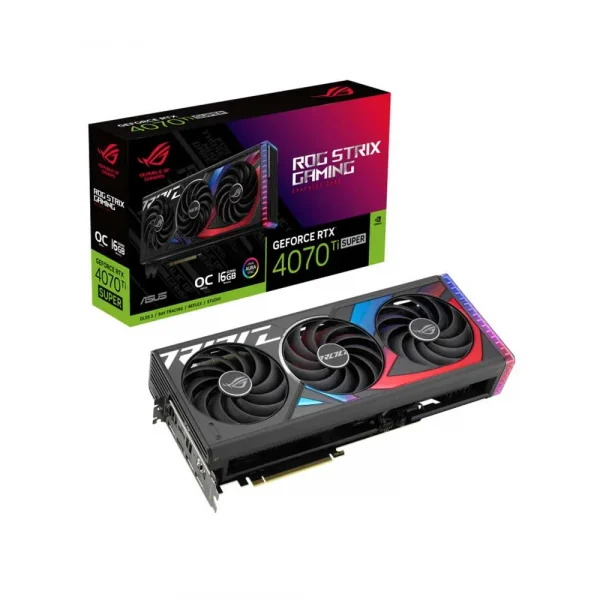 Asus Rog Strix Rtx 4070 Ti Super Oc Edition 16Gb Gddr6X Graphics Card