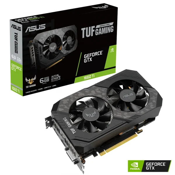 Asus Tuf Gaming Geforce Gtx 1660 Ti Evo 6Gb Gddr6 Graphics Card